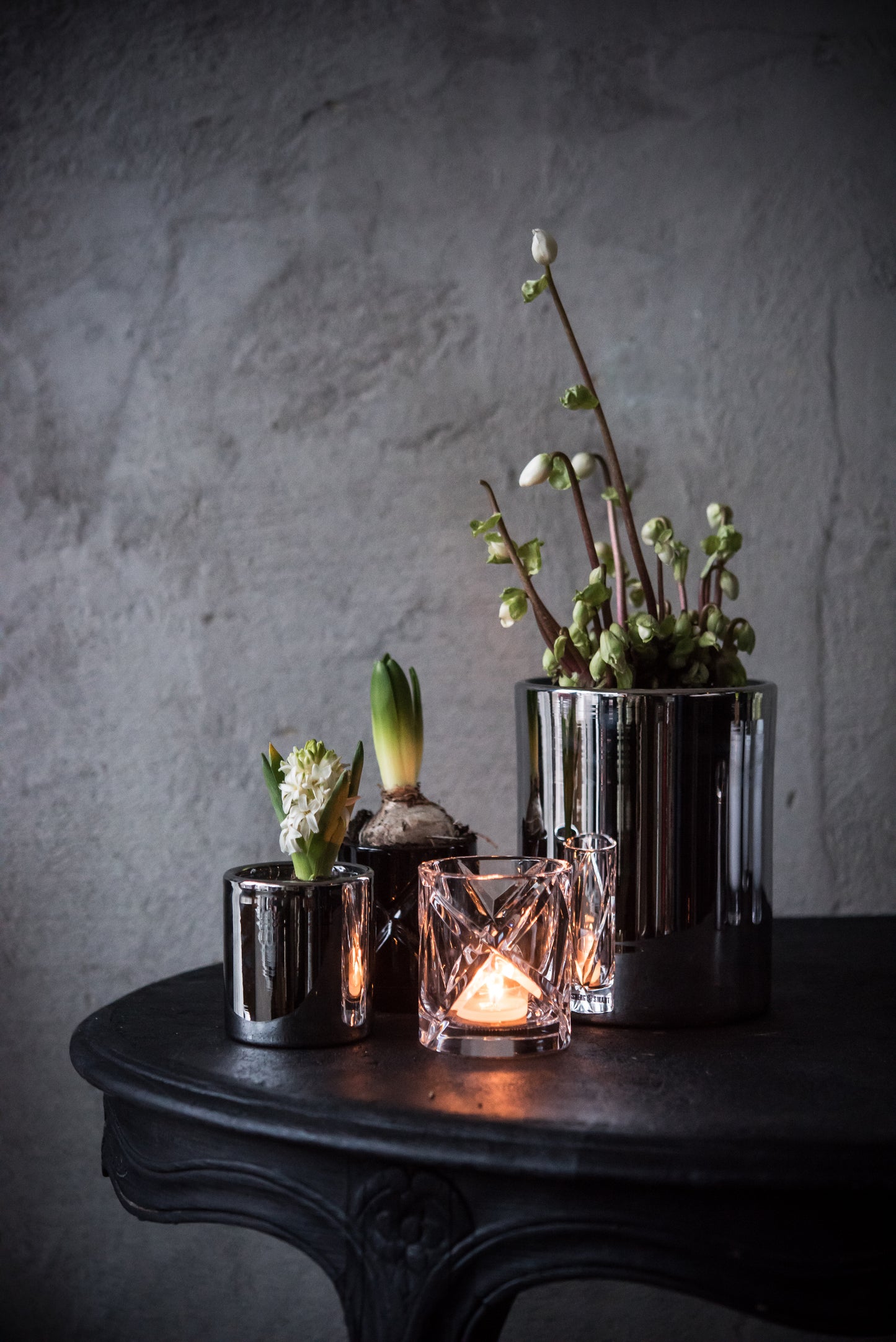 HURRICANE CRYSTAL LAMP SMALL, Clear