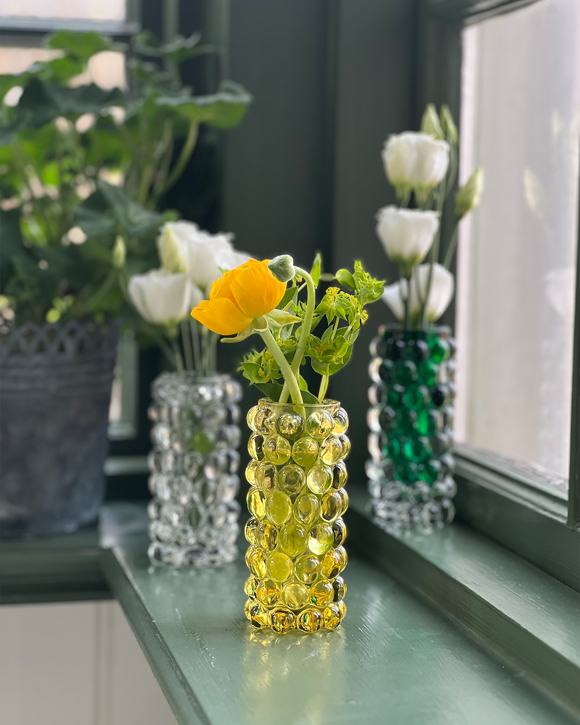 HURRICANE BOULE MINI, Limone Mini Vase