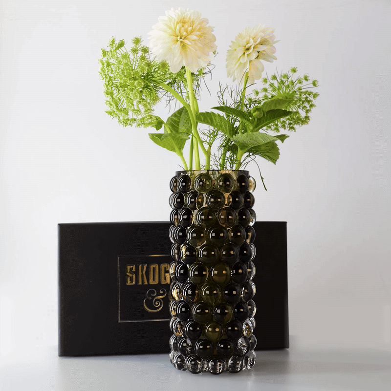 HURRICANE BOULE VASE, Tobacco